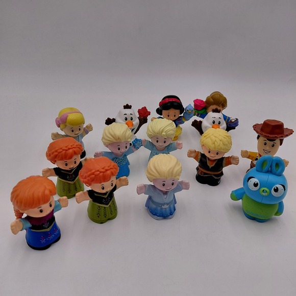 Fisher-Price Other - Mixed lot 13 Fisher Price Little People Disney Frozen Toy Story Princess Figures